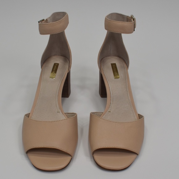 Louise Et Cie Kamisa Nude Leather Heels US 10M - Picture 2 of 13